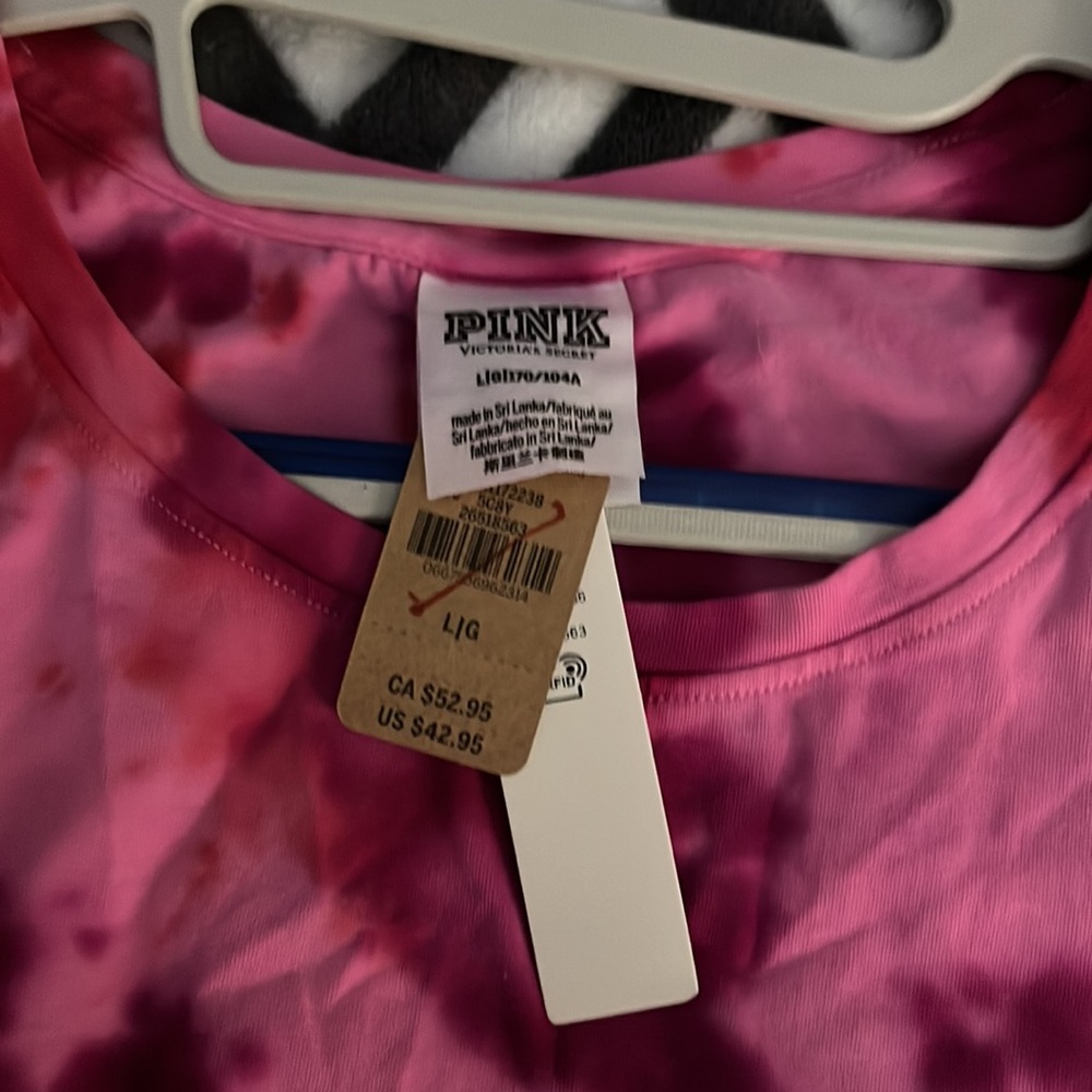 Tie dye pink T-shirt, dress by Victoria’s Secret - Picture 5 of 6